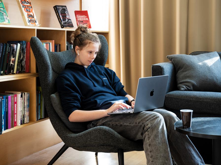 Herfølge Bibliotek. Foto: Trine Sand Skjøldberg